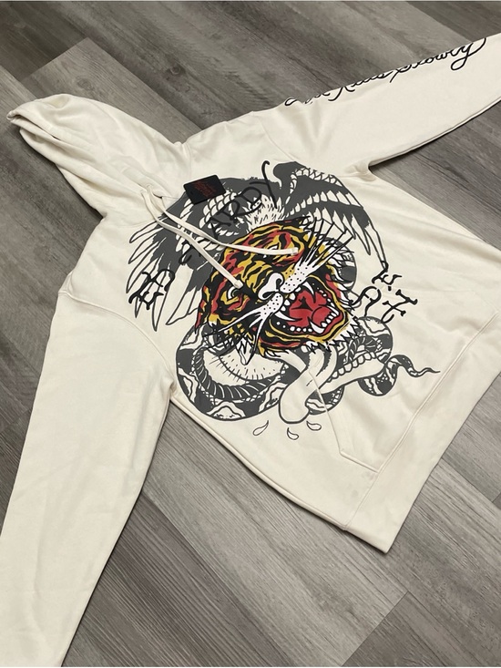 Ed Hardy Other - Ed Hardy Men's Hoodie Pullover, Size Large, New With Tags